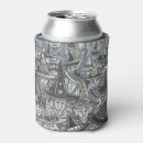 Search for funny beer can coolers Black and white