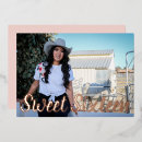 Search for unique sweet 16 invitations Pink