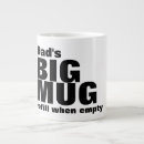 Search for fathers day text mugs Black and white