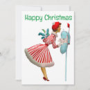 Search for 1950s christmas cards Red