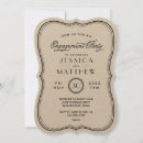Search for art deco engagement party invitations Vintage