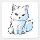 Search for cute white fox stickers Snow
