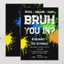 Search for graffiti party invitations Boys