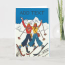 Search for skiing girl cards Vintage