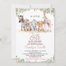 Search for wild animal baby shower invitations Rustic green plants nature