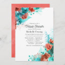 Search for coral baby shower invitations Trendy