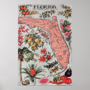 Search for vintage map of florida posters United states