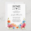 Search for housewarming open house invitations Floral