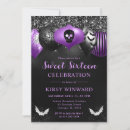Search for halloween sweet 16 invitations Fall