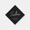 Search for 16th birthday napkins Simple