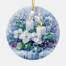 Search for candles christmas tree decorations Holly and berries