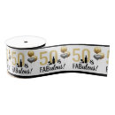Search for 50th birthday ribbon Black