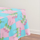 Search for pastel blue tablecloths Chequered