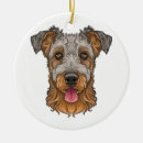 Search for airedale christmas tree decorations Airedale terrier dog