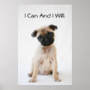 Search for cute dog posters Pug