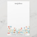 Search for pink flowers stationery paper Greenery