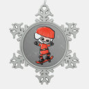 Search for skater christmas tree decorations Santa