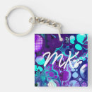 Search for teal abstract key rings Modern
