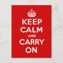 Search for keep calm carry on postcards British