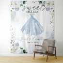 Search for silver sweet 16 party decor Floral