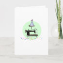 Search for seamstress birthday cards Vintage sewing machine