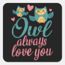 Search for cute owl couple stickers Funny