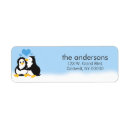 Search for penguins return address labels couple
