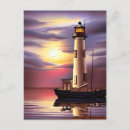 Search for ocean lighthouse postcards Boat