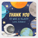 Search for outer space thank you stickers Boy