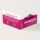 Search for classic car business cards Auto mechanic