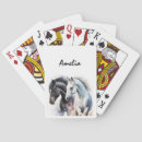 Search for black horse playing cards Equestrian