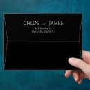 Search for black wedding envelopes Elegant formal
