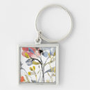 Search for watercolor flowers key rings Florals
