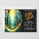 Search for firefly baby shower invitations Enchanted forest