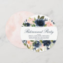 Search for navy blue and pink invitations Flowers