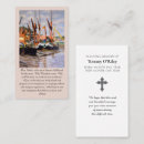 Search for blue prayer cards Celebration of life