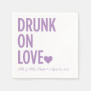 Search for drunk on love napkins Heart