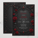Search for gothic quinceanera invitations Quinceañera
