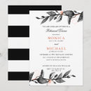 Search for winter rehearsal dinner invitations Black