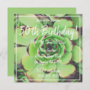 Search for succulents birthday invitations Garden