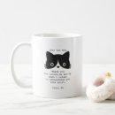 Search for black and white cat mugs Funny