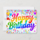 Search for confetti birthday cards Modern