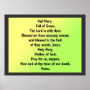 Search for hail mary prayer posters Scripture