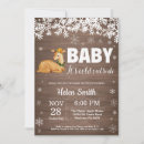 Search for rustic deer baby shower invitations Baby its cold outside