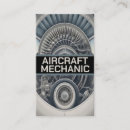 Search for aircraft mechanic business cards Aeroplane
