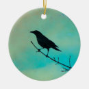 Search for blackbird christmas tree decorations Crow