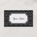 Search for ornament business cards Damasks