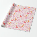 Search for pink dinosaur wrapping paper Watercolor