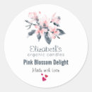 Search for round candle stickers Made with love