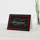 Search for red and black thank you cards Vintage